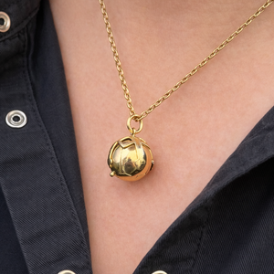 ANTIQUE EDWARDIAN MASONIC ORB PENDANT 9ct GOLD