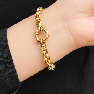 VINTAGE ROLLO BRACELET 10ct GOLD