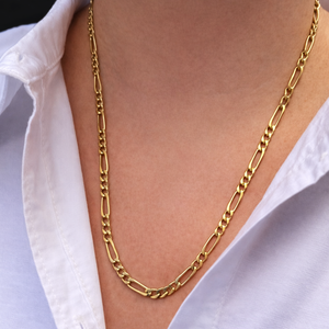 VINTAGE ITALIAN 20.68 GRAM FIGARO CHAIN 9ct GOLD