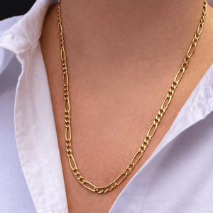 VINTAGE ITALIAN 20.68 GRAM FIGARO CHAIN 9ct GOLD