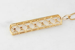 CONTEMPORARY .95ct DIAMOND PENDANT IN 18ct GOLD