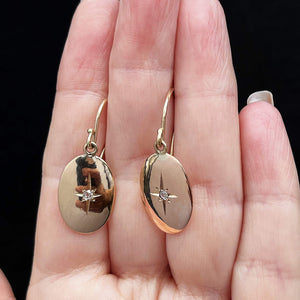 VICTORIAN DIAMOND EARRINGS IN 15ct GOLD