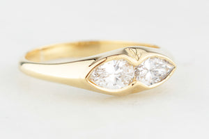CONTEMPORARY 1ct DIAMOND RING IN 18ct GOLD