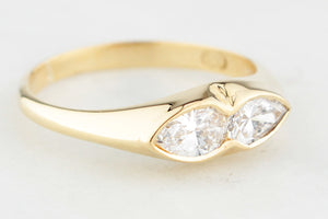 CONTEMPORARY 1ct DIAMOND RING IN 18ct GOLD