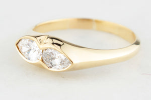 CONTEMPORARY 1ct DIAMOND RING IN 18ct GOLD