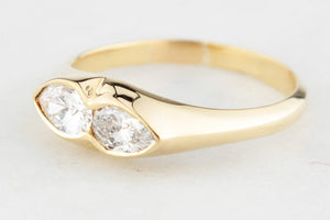 CONTEMPORARY 1ct DIAMOND RING IN 18ct GOLD