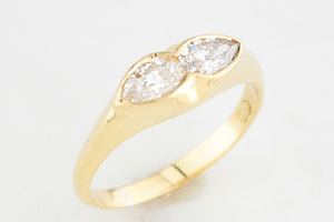 CONTEMPORARY 1ct DIAMOND RING IN 18ct GOLD