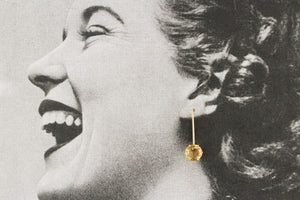 ANTIQUE EDWARDIAN c1900 CITRINE DROP EARRINGS 9ct GOLD