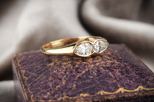 CONTEMPORARY 1ct DIAMOND RING IN 18ct GOLD