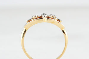 ANTIQUE LATE EDWARDIAN TO EARLY ART DECO DIAMOND RING 18ct GOLD