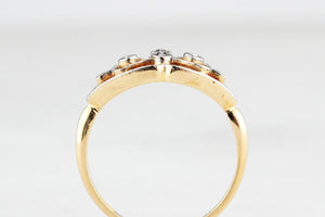ANTIQUE LATE EDWARDIAN TO EARLY ART DECO DIAMOND RING 18ct GOLD