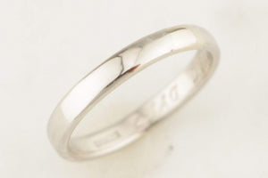 ART DECO c1920 PLATINUM BAND