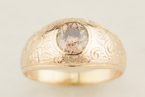 VINTAGE ESTATE c1930/40 1.3ct CHAMPAGNE DIAMOND RING