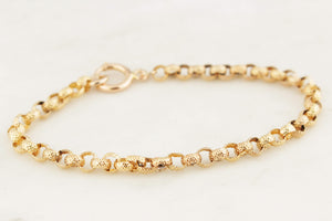 ANTIQUE VICTORIAN c1850 BRACELET 18ct GOLD