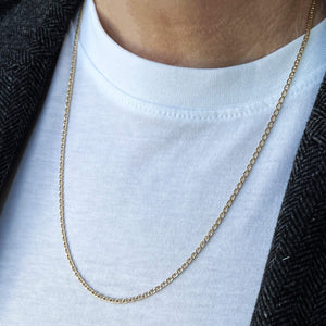 VINTAGE ITALIAN 9ct GOLD ANCHOR LINK CHAIN