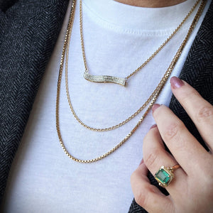 VINTAGE EMERALD RING 18ct GOLD