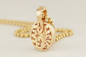 ANTIQUE EDWARDIAN c1910 AMETHYST ENHANCER PENDANT 9ct GOLD