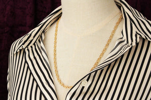 ITALIAN 60cm 9ct GOLD FANCY LINK CHAIN 20.80g