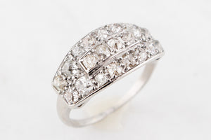 ANTIQUE EDWARDIAN 1.23ct OLD MINE CUT DIAMOND RING PLATINUM