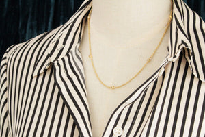 ANTIQUE EDWARDIAN c1900 15ct GOLD NECKLACE
