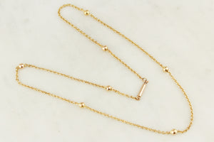 ANTIQUE EDWARDIAN c1900 15ct GOLD NECKLACE
