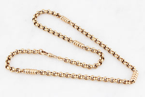 VINTAGE ITALIAN 9ct GOLD FANCY LINK CHAIN