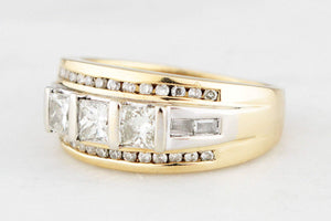 VINTAGE 1.33ct DIAMOND RING 18ct GOLD