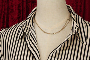 VINTAGE CONVERTIBLE c1930 DIAMOND NECKLACE 14ct GOLD