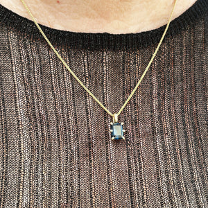 BESPOKE 2.50ct TOURMALINE PENDANT 10ct GOLD