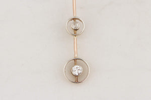 ANTIQUE EDWARDIAN c1900 DIAMOND PENDANT 9ct GOLD