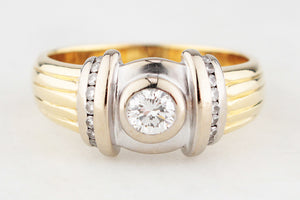 VINTAGE .68ct DIAMOND RING 18ct GOLD