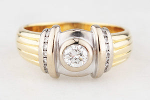 VINTAGE .68ct DIAMOND RING 18ct GOLD