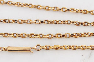ANTIQUE AUSTRALIAN VICTORIAN 15ct GOLD CHAIN