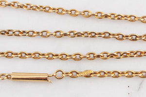 ANTIQUE AUSTRALIAN VICTORIAN 15ct GOLD CHAIN