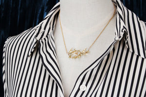 ANTIQUE AUSTRALIAN WILLIS & Co c1900 PERIDOT & SEED PEARL NECKLACE 9ct GOLD