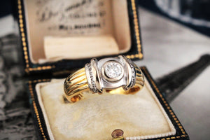 VINTAGE .68ct DIAMOND RING 18ct GOLD