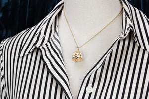 ANTIQUE VICTORIAN MOONSTONE PENDANT 18ct GOLD