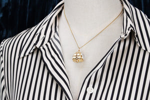ANTIQUE VICTORIAN MOONSTONE PENDANT 18ct GOLD