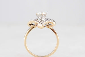 VINTAGE c1940/50 DIAMOND RING 14ct GOLD