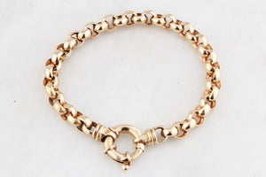 VINTAGE ROLLO BRACELET 10ct GOLD