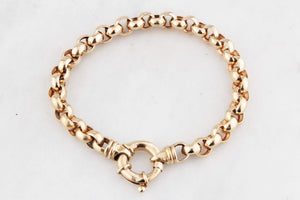 VINTAGE ROLLO BRACELET 10ct GOLD