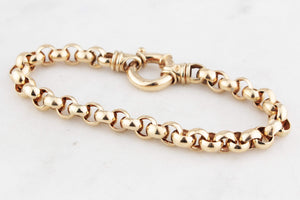 VINTAGE ROLLO BRACELET 10ct GOLD