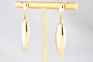 VINTAGE 9ct GOLD ‘BULLET’ EARRINGS