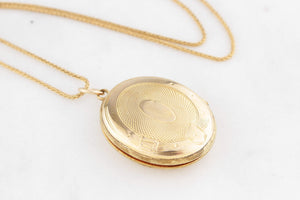ANTIQUE EDWARDIAN LOCKET 9ct GOLD