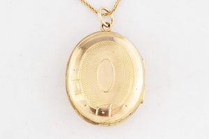 ANTIQUE EDWARDIAN LOCKET 9ct GOLD