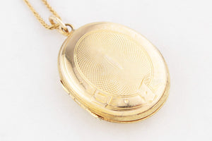 ANTIQUE EDWARDIAN LOCKET 9ct GOLD