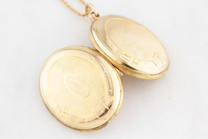 ANTIQUE EDWARDIAN LOCKET 9ct GOLD