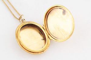 ANTIQUE EDWARDIAN LOCKET 9ct GOLD