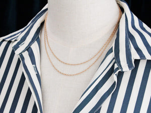 ANTIQUE EDWARDIAN 87cm MUFF CHAIN 9ct ROSE GOLD