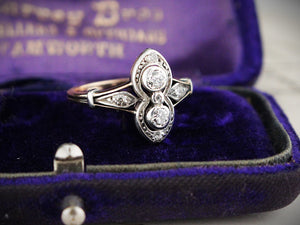 ANTIQUE LATE VICTORIAN DIAMOND RING 18ct GOLD